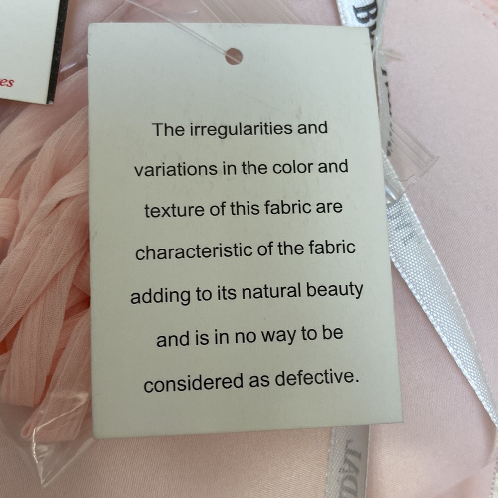 Womenās NWT Davidās Bridal pink āpetal coloredā strapless dress. Size 4. - Picture 11 of 16